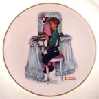 Dear Diary collector plate by Norman Rockwell