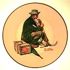 Pals collector plate by Norman Rockwell