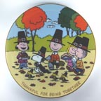 Thankful For Being Together collector plate by Charles M. Schulz