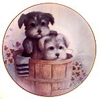 Hide And Seek collector plate by Ruane Manning