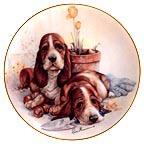 Little Gardeners collector plate by Ruane Manning