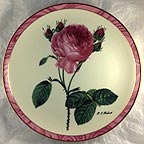 Timeless Beauty collector plate by Pierre Redouté