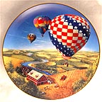 Up, Up, And Away collector plate by Robert Krogle