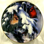 Winter Break collector plate by Russell Cobane
