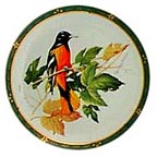 Baltimore Orioles collector plate by Roger Tory Peterson