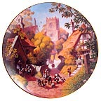 The Village School collector plate by Robert Hersey