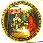 The Tenth Commandment - Thou Shalt Not Covet Thy Neighbor's Goods collector plate by Mary Mayo