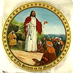 The Sermon On The Mount collector plate by Mary Mayo