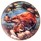 Water Babies collector plate by Amy Brackenbury