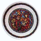 The Adoration Of Kings collector plate by Andre Restieau