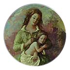 Michelle And Sylvie collector plate by Guy Cambier