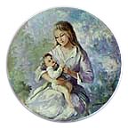 Monique And Francois collector plate by Guy Cambier