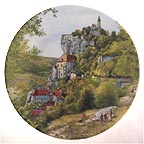 Flock Of Sheep In The Auvergne collector plate by Michel Julien
