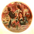 The Night They Invented Champagne collector plate by Jean-Claude Guidou