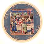 January collector plate by Jean Dutheil