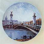 Le Pont Alexandre III collector plate by Louis Dali