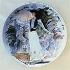 Lea, The Woman Flower Of The Beautiful Era, 1900 collector plate by Francois Ganeau