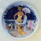 Marlene, The Vamp, The Sophisticated Woman, 1935 collector plate by Francois Ganeau