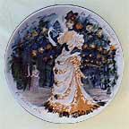 Sarah In Bustle, The Woman Of Temptation, 1875 collector plate by Francois Ganeau