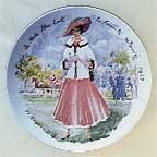 Sophie Of The New Look, Femininity Recovered, 1947 collector plate by Francois Ganeau