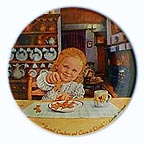 Animal Crackers collector plate by Linda Worrall