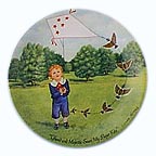The Kite collector plate by Linda Worrall