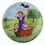 Pirate Story collector plate by Linda Worrall