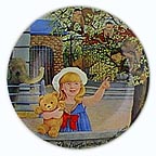 At The Zoo collector plate by Linda Worrall
