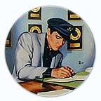 Closing The Deal collector plate by Bruce Emmett