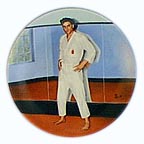 Going For Black Belt collector plate by Bruce Emmett