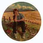 Wishful Thinking collector plate by Stewart Sherwood