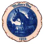 Mare And Colt collector plate by Hans Waldheimer