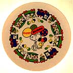 Birthday Plate collector plate by Charles Schulz