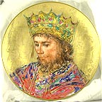 David The King collector plate by Edna Hibel