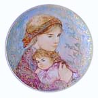 Emily And Jennifer collector plate by Edna Hibel