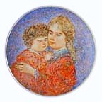 Erica And Jamie collector plate by Edna Hibel