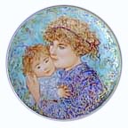 Jessica And Kate collector plate by Edna Hibel