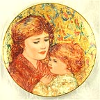 Compassion collector plate by Edna Hibel