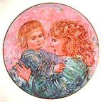 Kathleen And Child collector plate by Edna Hibel