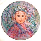 La Contessa Isabella collector plate by Edna Hibel
