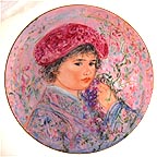 Le Marquis Maurice Pierre collector plate by Edna Hibel