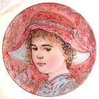 Giselle collector plate by Edna Hibel