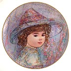 Kaylin collector plate by Edna Hibel