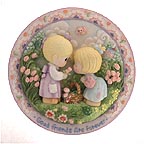 Good Friends Are Forever collector plate by Samuel Butcher