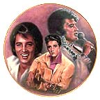 Elvis Presley collector plate by Susie Morton
