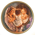 A Touching Moment collector plate by Ann Manry-Kenyon