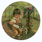 It's Got My Name On It collector plate by Rusty Money