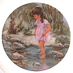 Lisa's Creek collector plate by Rusty Money