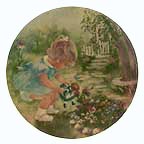 Stop And Smell The Roses collector plate by Rusty Money