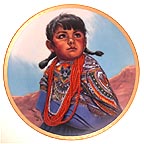 My Favorite Necklace collector plate by Susie Morton